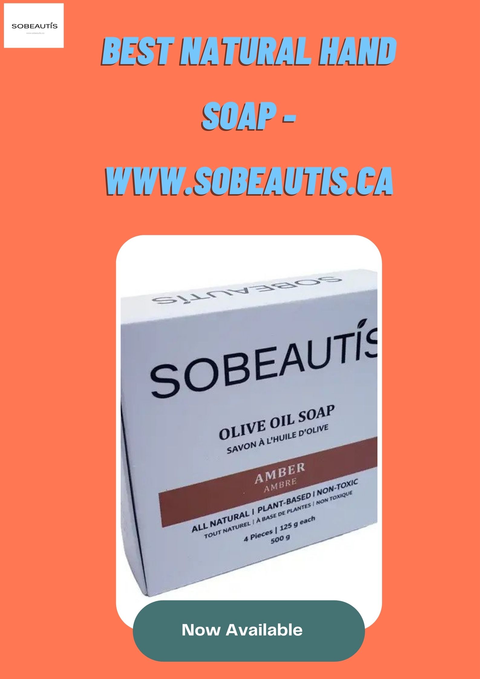 Best Natural Hand Soap - www.Sobeautis.ca